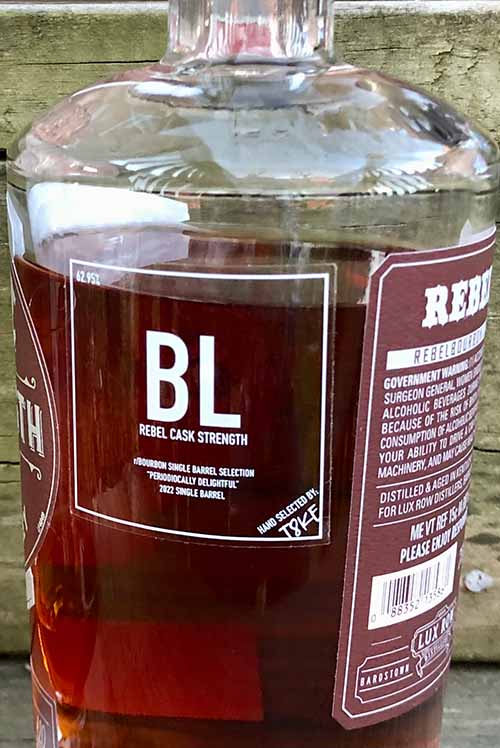 Rebel Cask Strength Single Barrel Review Mostly Bourbon