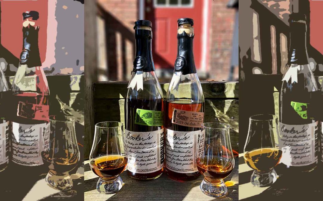 Booker’s 2022-02 “The Lumberyard Batch” vs. 2019-04 “Beaten Biscuits”