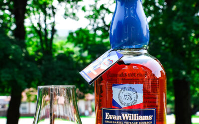 Evan Williams Single Barrel America 250 Commemorative Edition.